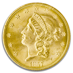 $20 gold Liberty coin