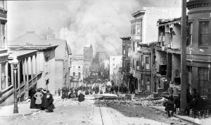 Great Earthquake of 1906 and the fire on Sacramento Street