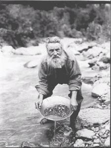 California gold miner, circa 1850s