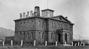 Carson City Mint in 1866, Vintage Photo