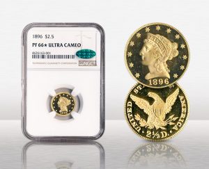 1896 $2 ½ Liberty NGC PR66 Ultra Cameo CAC - $36,042