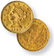 $2.50 Liberty Quarter Eagle Gold Coin