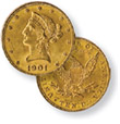 $10 Liberty Eagle Gold Coin
