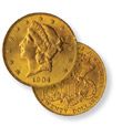 $20 Liberty Double Eagle Gold Coin