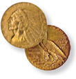$5 Indian Half Eagle Gold Coin