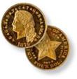 Liberty Gold Dollar Type I Gold Coin