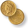 Liberty Gold Dollar Type I Gold Coin