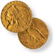 $2.50 Indian Quarter Eagle Gold Coin