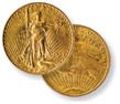 Saint Gauden's Double Eagle "No Motto" Gold Coins