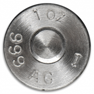 1 oz Silver Bullet .45 Caliber Single Shot
