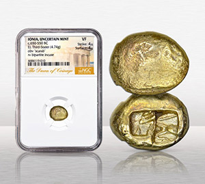 Ionia Third Stater NGC VF 650-550 B.C.