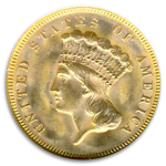 1878 $3 Gold 