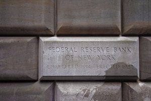 Sign table of the Federal Reserve Bank of New York
