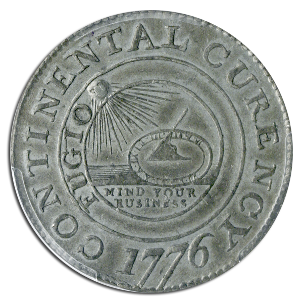 1776 Pewter Continental Dollar