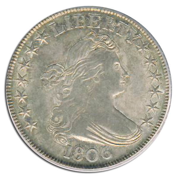 1806 Draped Bust Half Silver Dollar 