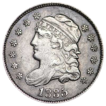 1895 Capped Bust Dime - obverse