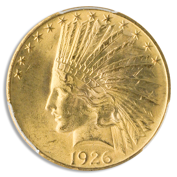 $10 Indian Certified MS64 (Dates/Types Vary)