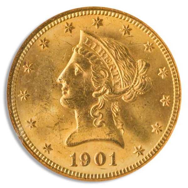 $10 Liberty Certified MS64 (Dates/Types Vary)