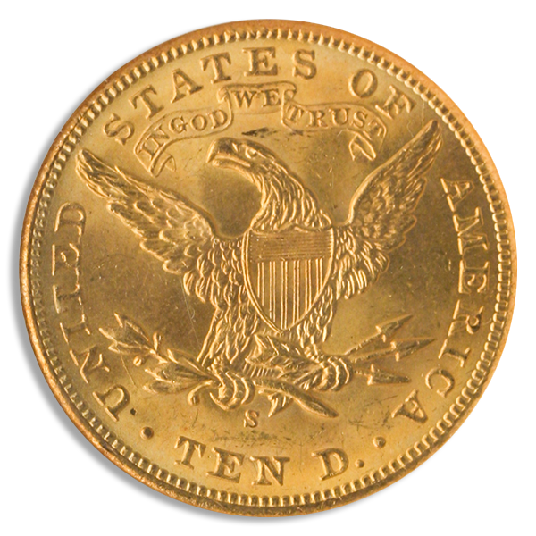 $10 Liberty Certified MS64 (Dates/Types Vary)