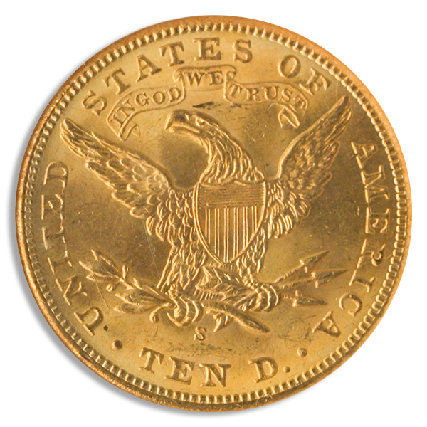 $10 Liberty Certified MS64 (Dates/Types Vary)