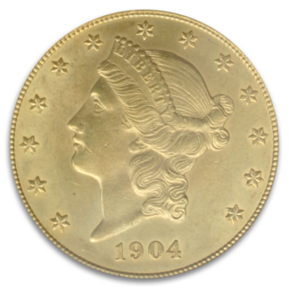 $20 Liberty MS62 Certified (Dates/Types Vary)