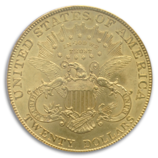 $20 Liberty Certified MS62 (Dates/Types Vary)