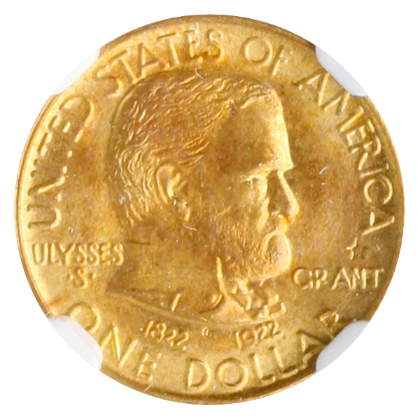 1922 Grant $1 Gold Commemorative With Star NGC MS67 CAC