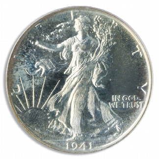 1941 Walking Liberty Half Dollar PCGS PR66 1941 Walking Liberty Half Dollar PCGS PR66