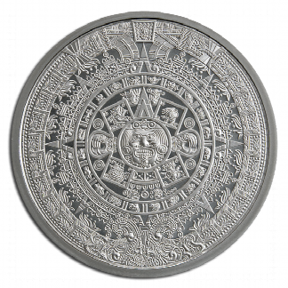 2 oz American Aztec Calendar Silver Round Coin (BU, Types Vary) 2 oz American Aztec Calendar Silver Round Coin (BU, Types Vary)