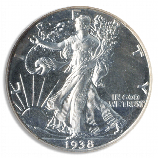 1938 Walking Liberty Half Dollar NGC PR66 1938 Walking Liberty Half Dollar NGC PR66
