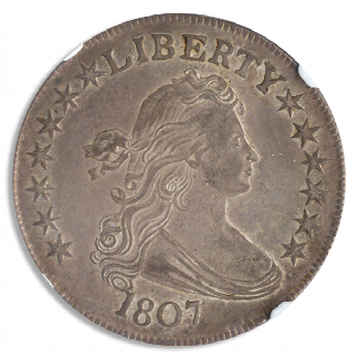 1807 Draped Bust Half Dollar NGC AU53 CAC 1807 Draped Bust Half Dollar NGC AU53 CAC