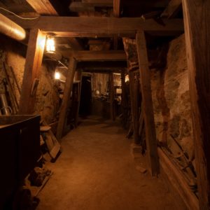 Image of the interior of a gold mine