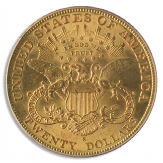 1906-S $20 Liberty PCGS MS63 1906-S $20 Liberty PCGS MS63