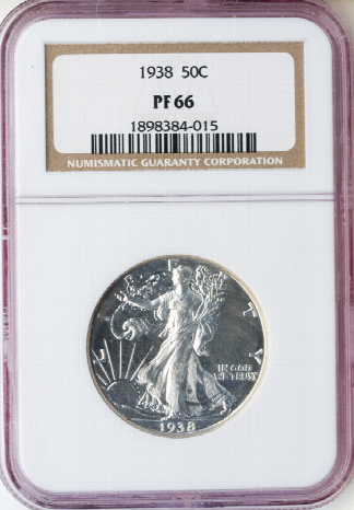 1938 Walking Liberty Half Dollar NGC PR66 1938 Walking Liberty Half Dollar NGC PR66