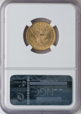 $5 Liberty MS63 Certified $5 Liberty MS63 Certified