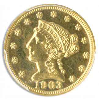 1903 $2 1/2 Liberty PCGS PR63 CAC 1903 $2 1/2 Liberty PCGS PR63 CAC