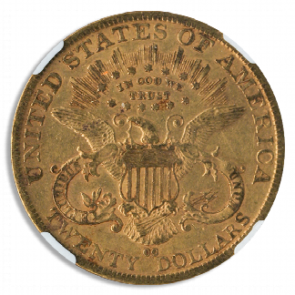 1889-CC $20 Liberty NGC XF45 CAC 1889-CC $20 Liberty NGC XF45 CAC
