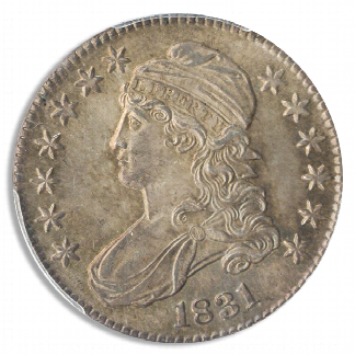 1831 Capped Bust Half Dollar PCGS MS65 CAC 1831 Capped Bust Half Dollar PCGS MS65 CAC