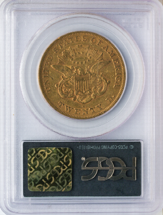 1866-S $20 Liberty Type 1 No Motto PCGS XF40 CAC 1866-S $20 Liberty Type 1 No Motto PCGS XF40 CAC