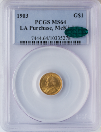 1903 McKinley $1 PCGS MS64 CAC 1903 McKinley $1 PCGS MS64 CAC