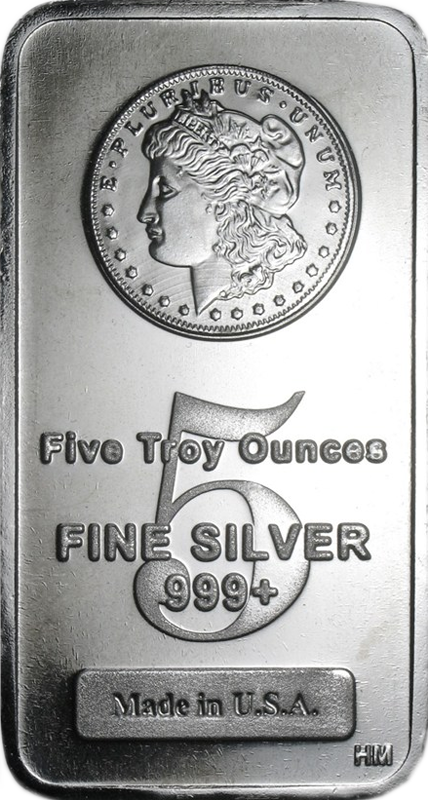 5 oz Silver Bar (Types Vary)