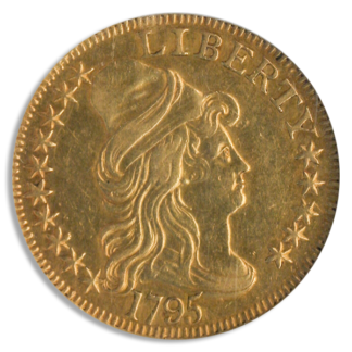 1795 $5 Draped Bust Small Eagle NGC AU58 CAC 1795 $5 Draped Bust Small Eagle NGC AU58 CAC