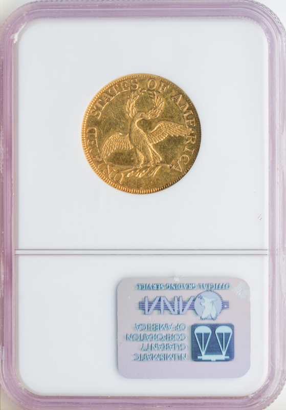 1795 $5 Draped Bust Small Eagle NGC AU58 CAC