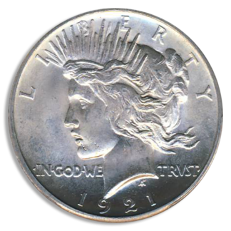1921 Peace $1 PCGS MS65 CAC 1921 Peace $1 PCGS MS65 CAC