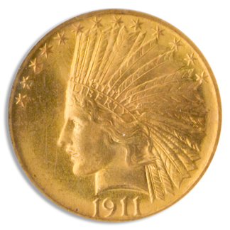 1911 $10 Indian NGC MS65 CAC 1911 $10 Indian NGC MS65 CAC