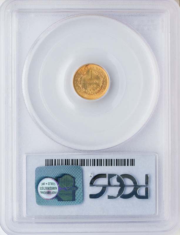 $1 Gold Type 1 Certified MS64 (Dates/Types Vary)