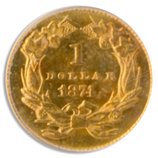 $1 Gold Type 3 Certified MS64 (Dates/Types Vary)