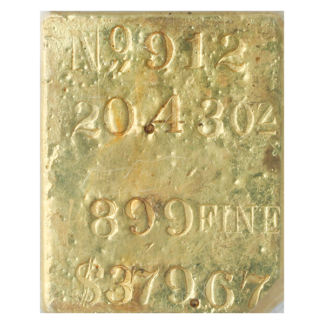 Kellogg & Humbert Bar SSCA PCGS # 912 20.43 oz. .899 Fine $379.67 Kellogg & Humbert Bar SSCA PCGS # 912 20.43 oz. .899 Fine $379.67