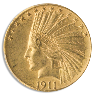 1911-D $10 Indian PCGS MS61