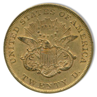 1853/2 $20 Liberty PCGS AU55 CAC 1853/2 $20 Liberty PCGS AU55 CAC